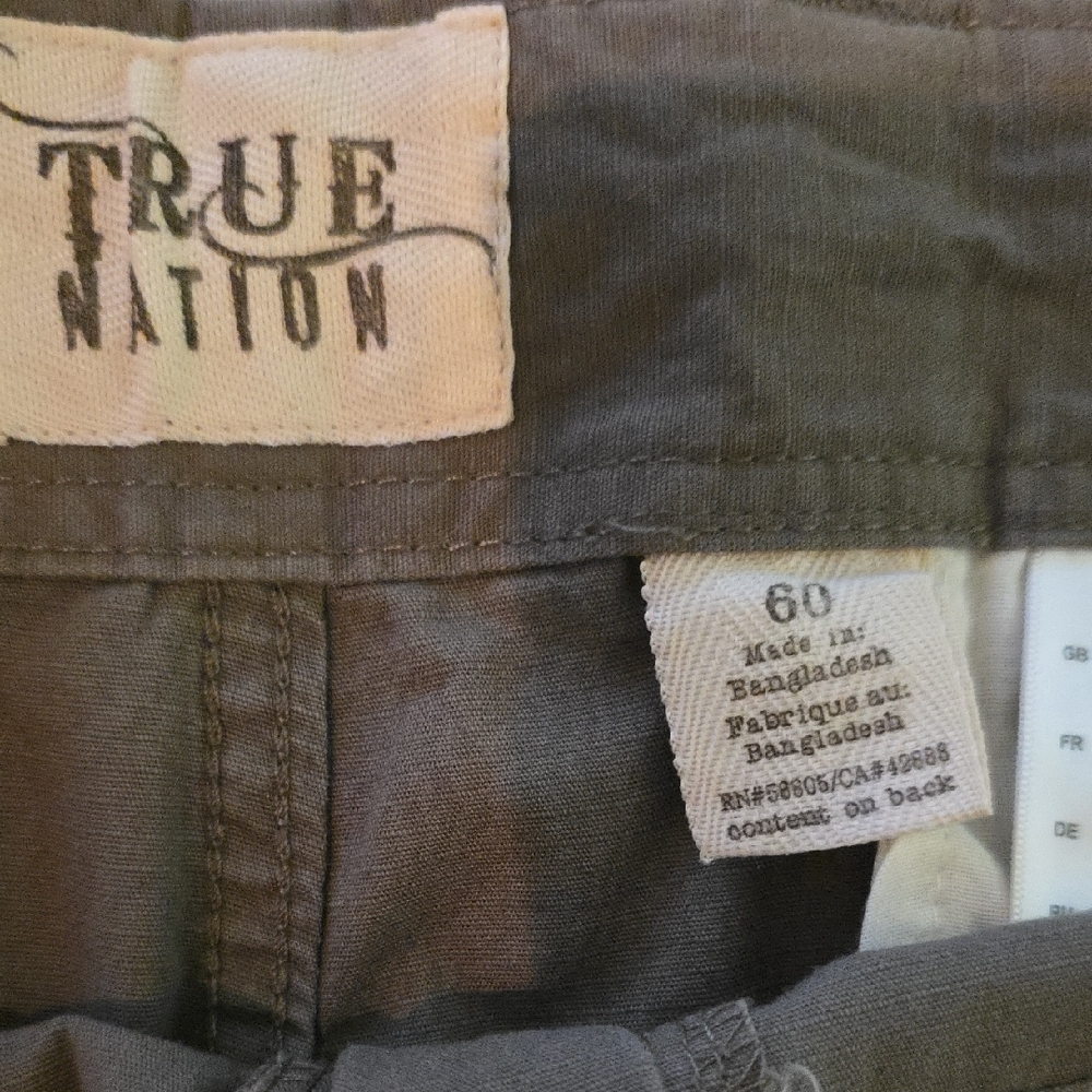 EUC BIG & TALL TRUE NATION Cargo Shorts - OLIVE